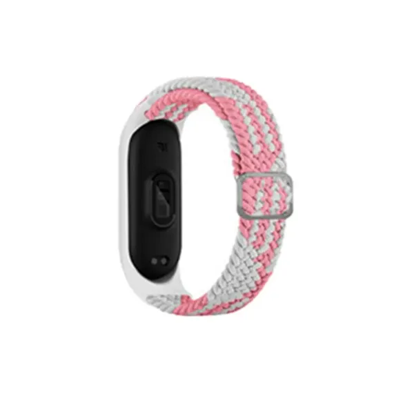 Xiaomi Mi Band 4  Kordon - Pembe-beyaz