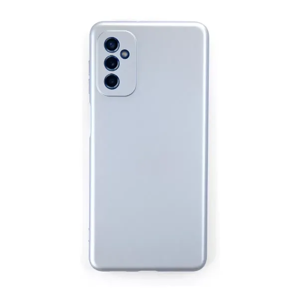 Samsung Galaxy M52 5g Kılıf Nano İçi Kadife Silikon - Sky Blue