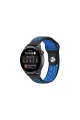 Watch 22mm Spor Delikli Kordon - Siyah-mavi