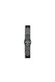 Watch 22mm Spor Delikli Kordon - Siyah-beyaz