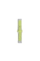 Watch 22mm Spor Delikli Kordon - Gri-yeşil