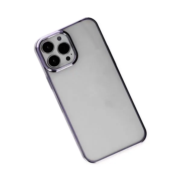Apple İphone 13 Pro Max Kılıf Element Silikon - Mor