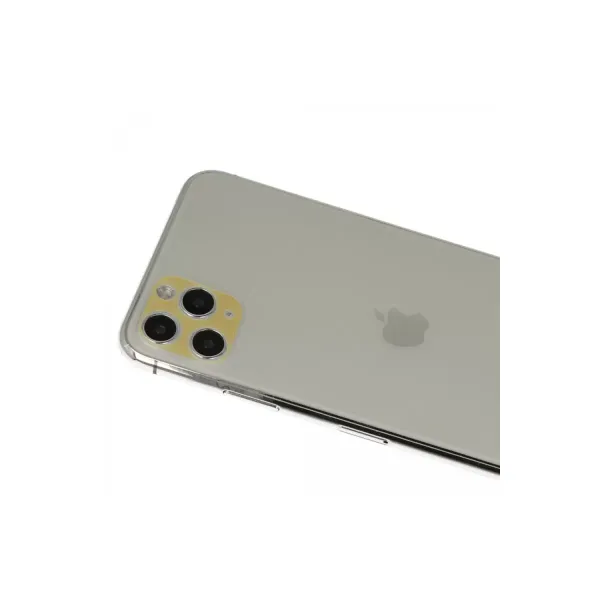 Apple İphone 11 Pro Max Rainbow Kamera Lens Koruma Cam - Gold