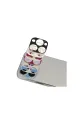 Apple İphone 13 Pro Max Rainbow Kamera Lens Koruma Cam - Mor