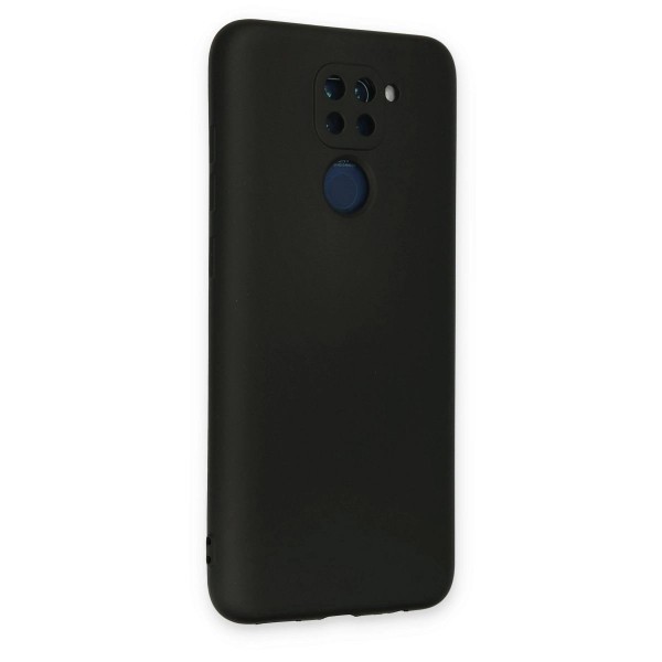 Xiaomi Redmi Note 9 Kılıf Nano İçi Kadife Silikon - Siyah