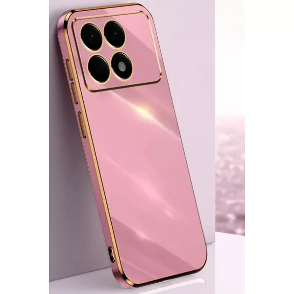 Xiaomi Poco X6 Pro Kılıf Volet Silikon - Mor