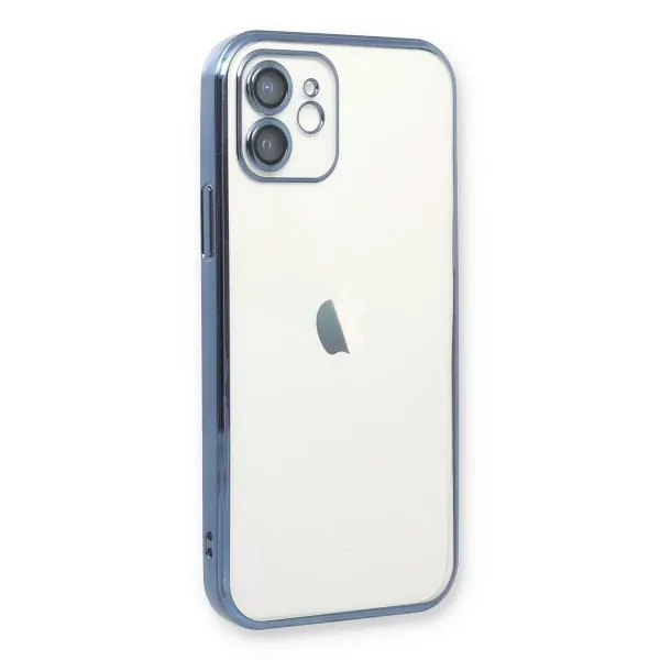 Apple İphone 11 Kılıf Razer Lensli Silikon - Açık Mavi