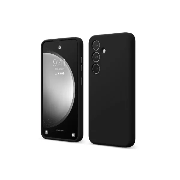 Samsung Galaxy A14 4g Kılıf First Silikon - Siyah