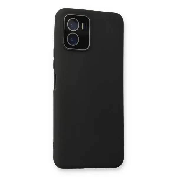 Vivo Y15s Kılıf Lansman Glass Kapak - Siyah