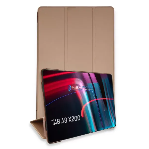 Samsung Galaxy X200 Tab A8 10.5 Kılıf Tablet Smart Kılıf - Rose Gold
