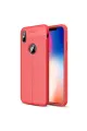Apple İphone Xs Max Kılıf Auto Focus Kapak - Kırmızı