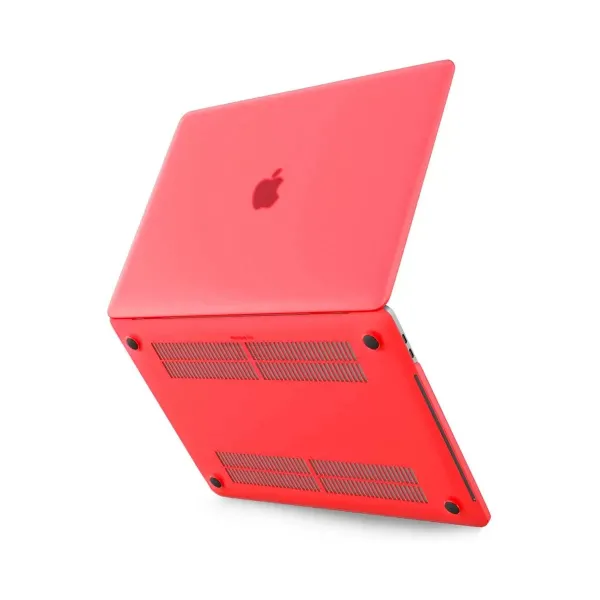 Apple Macbook Pro 13 2020 Macbook Buzlu Kapak - Kırmızı
