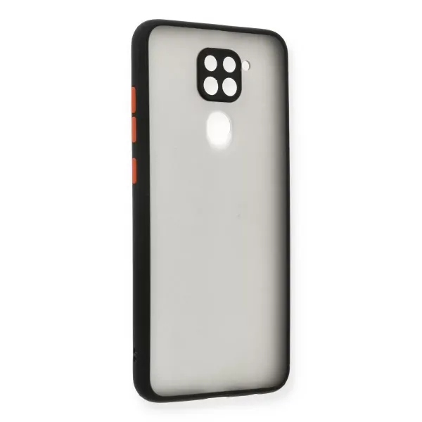 Xiaomi Redmi Note 9 Kılıf Montreal Silikon Kapak - Siyah