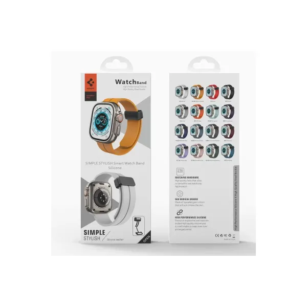 Apple Watch 42mm Kr412 Elegance Stylısh Kordon (saat Değildir) - Derin Mor