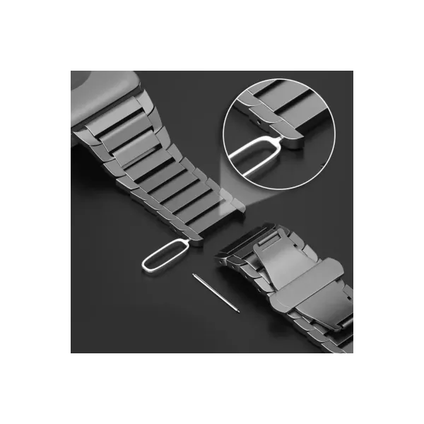 Apple Watch 38mm Kr413 Fine Steel Kordon (saat Değildir) - Yıldız Işığı