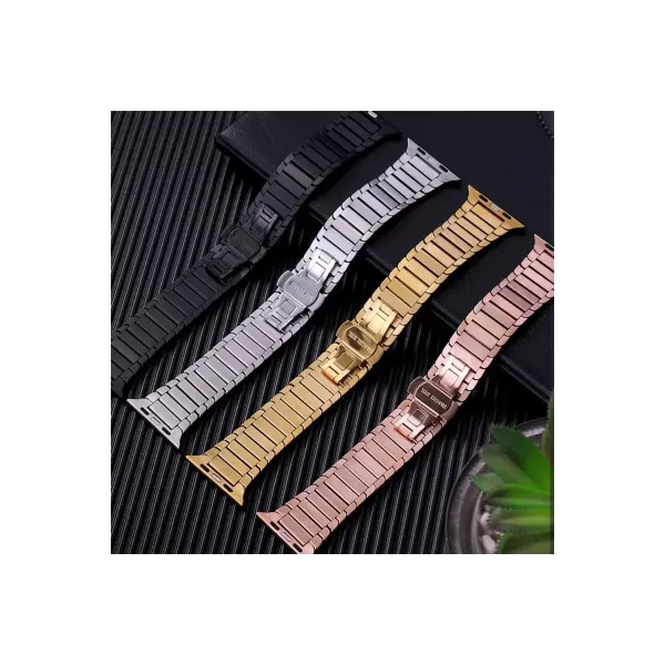 Apple Watch 38mm Kr413 Fine Steel Kordon (saat Değildir) - Rose