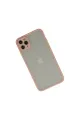 Apple İphone 12 Pro Max Kılıf Montreal Silikon Kapak - Pembe