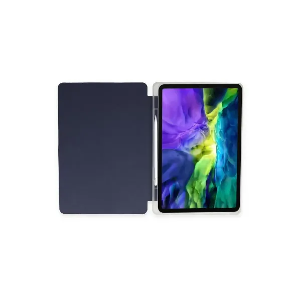 Apple İpad 9.7 (2018) Kılıf Kalemlikli Mars Tablet Kılıfı - Lacivert