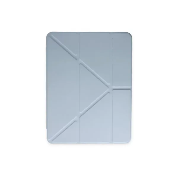 Apple İpad Pro 12.9 (2021) Kılıf Kalemlikli Mars Tablet Kılıfı - Mavi