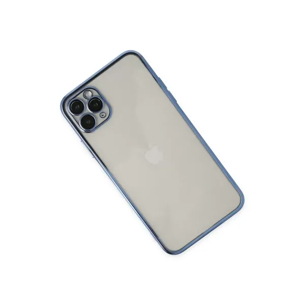 Apple İphone 11 Pro Kılıf Razer Lensli Silikon - Açık Mavi