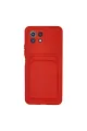 Xiaomi Mi 11 Lite Kılıf Kelvin Kartvizitli Silikon - Kırmızı