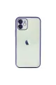 Apple İphone 11 Kılıf Razer Lensli Silikon - Mor