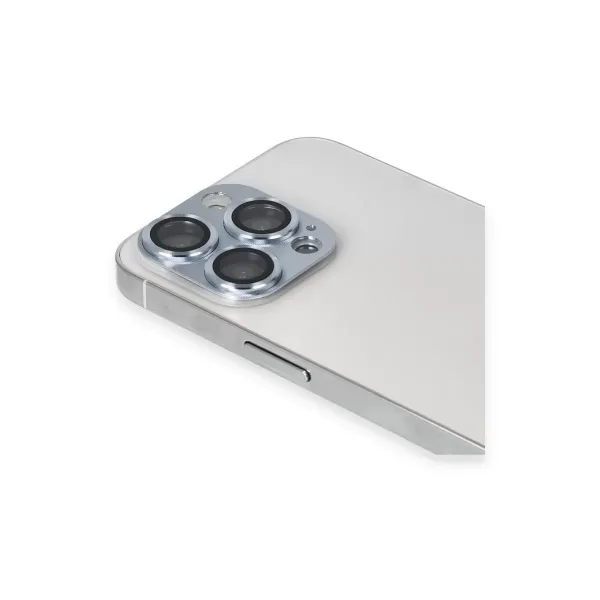 Apple İphone 13 Pro Max Pers Alüminyum Kamera Lens - Sierra Blue