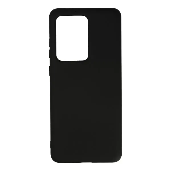Samsung Galaxy S20 Ultra Kılıf Nano İçi Kadife Silikon - Siyah