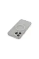 Apple İphone 14 Pro Max Kılıf Matte Şeffaf Magneticsafe - Şeffaf