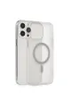 Apple İphone 14 Pro Max Kılıf Matte Şeffaf Magneticsafe - Şeffaf