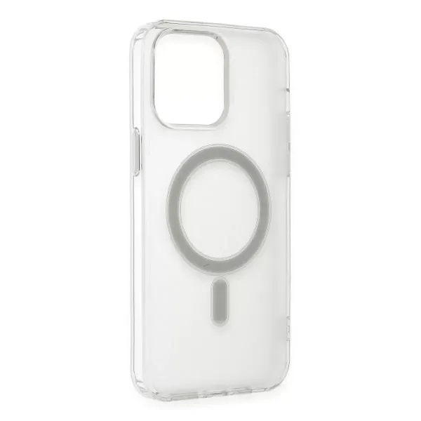 Apple İphone 13 Pro Max Kılıf Matte Şeffaf Magneticsafe - Şeffaf