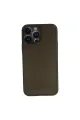 Apple İphone 13 Pro Max Kılıf Pp Ultra İnce Kapak - Gri