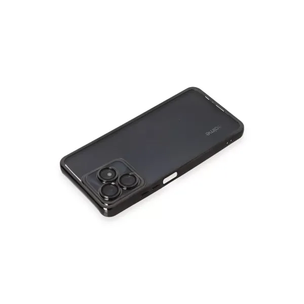 Realme C53 Kılıf Razer Lensli Silikon - Siyah