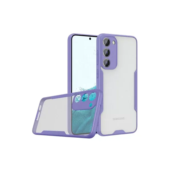 Samsung Galaxy S23 Plus Kılıf Platin Silikon - Lila