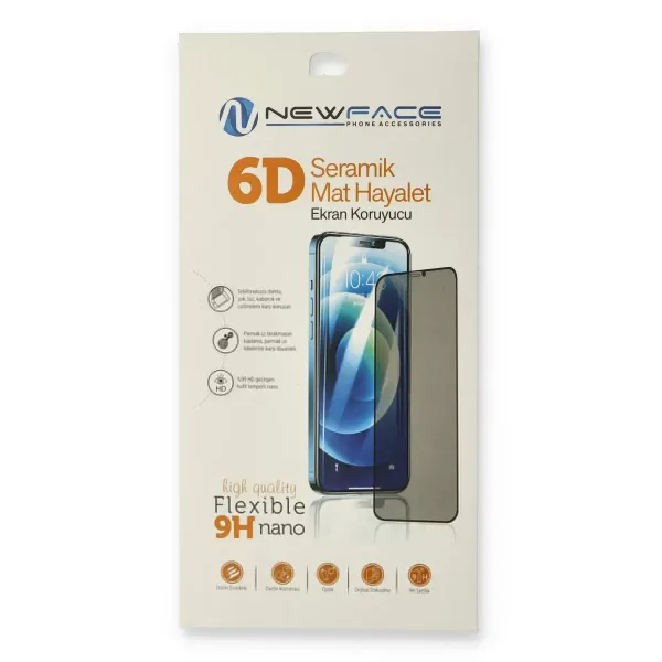 Apple İphone 12 Pro Max 6d Mat Seramik Hayalet Nano Ekran Koruyucu
