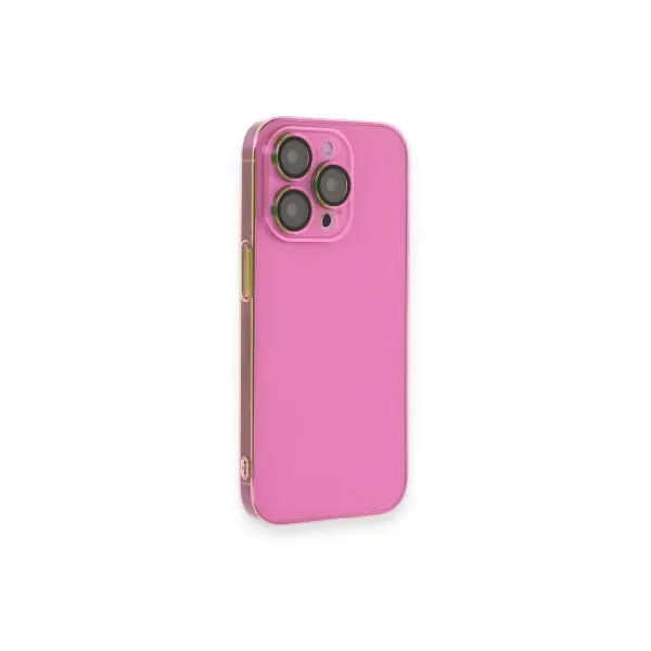 Apple İphone 13 Pro Max Kılıf Armada Lensli Kapak - Pembe