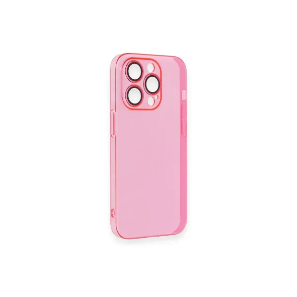 Apple İphone 13 Pro Max Kılıf Armada Lensli Kapak - Pembe