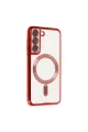 Samsung Galaxy S22 Kılıf Kross Magneticsafe Kapak - Kırmızı