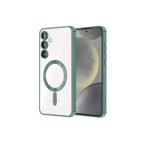 Samsung Galaxy S23 Plus Kılıf Kross Magneticsafe Kapak - Koyu Yeşil