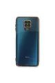 Xiaomi Redmi Note 9 Pro Kılıf Razer Lensli Silikon - Gold