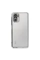 Xiaomi Redmi Note 10 Kılıf Razer Lensli Silikon - Gümüş