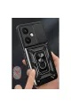 Vivo Y27 Kılıf Pars Lens Yüzüklü Silikon - Yeşil