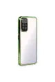 Xiaomi Redmi Note 11 Kılıf Razer Lensli Silikon - Yeşil