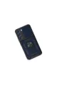 Samsung Galaxy S24 Kılıf Pars Lens Yüzüklü Silikon - Lacivert