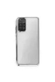 Xiaomi Redmi Note 11 Kılıf Razer Lensli Silikon - Gümüş