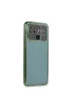 Xiaomi Redmi 10c Kılıf Razer Lensli Silikon - Yeşil