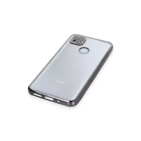 Xiaomi Redmi 9c Kılıf Razer Lensli Silikon - Siyah