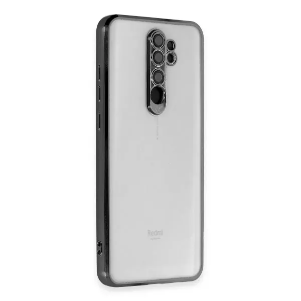 Xiaomi Redmi Note 8 Pro Kılıf Razer Lensli Silikon - Siyah