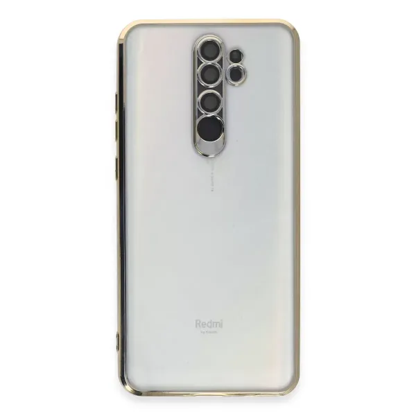 Xiaomi Redmi Note 8 Pro Kılıf Razer Lensli Silikon - Gold