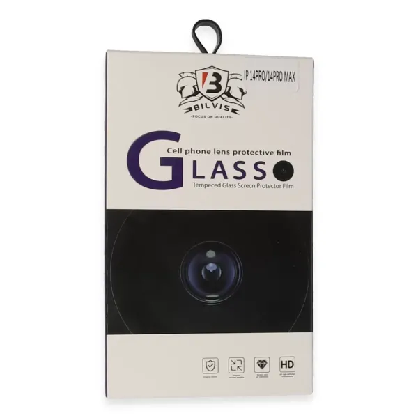 Apple İphone 14 Pro Max Bilvis Titan Kamera Lens - Siyah